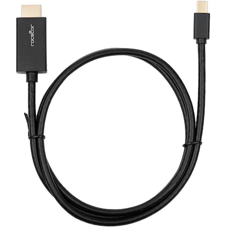Rocstor Mini Displayport To Hdmi Cable M/M - S Y10C195-B1