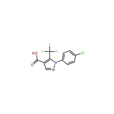 Ak Scientific 2-(4-Chlorophenyl)-3-(trifluoromethyl)pyrazole-4-carboxylic acid (1g), CAS 98534-80-6 4623AF-1g