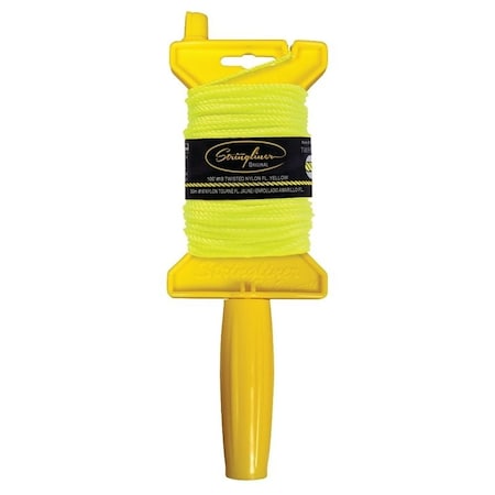 Stringliner Line Reel, 100 ft L Line, Fluorescent Yellow Line 11112