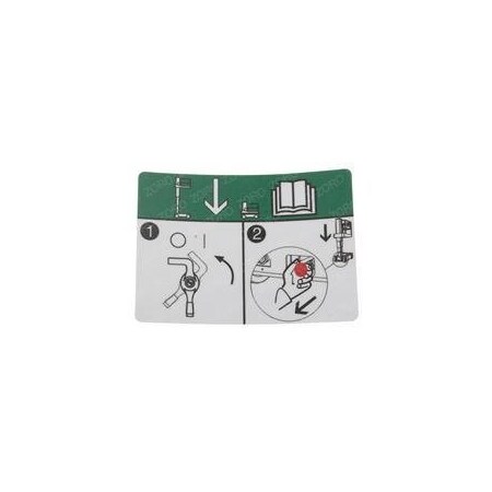 Skyjack REPLACEMENT LABEL- VL- EMERGENCY LOWERING 159511