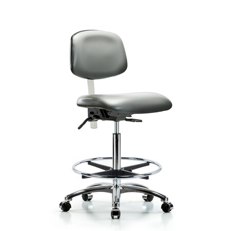 Blue Ridge Ergonomics Vinyl Clean Room Chair BR-NCR-VHBCH-CR-T0-A0-CF-CC-8840
