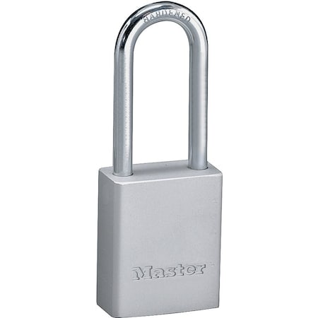 Master Lock 570DLHPF Padlock, Keyed Alike Key, 932 in Dia Shackle, 2 in H Shackle, Steel Shackle, Aluminum Body 570KADLH/570DLHPF
