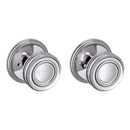 Baldwin Baldwin Preconfigured 5066 Knob with 5134 Rose Privacy Lock with 2-3/8in Backset and Full Lip 5066260PRIV