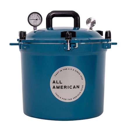 All American 1930 Aluminum Pressure Canner 21.5 qt Blue 921BL