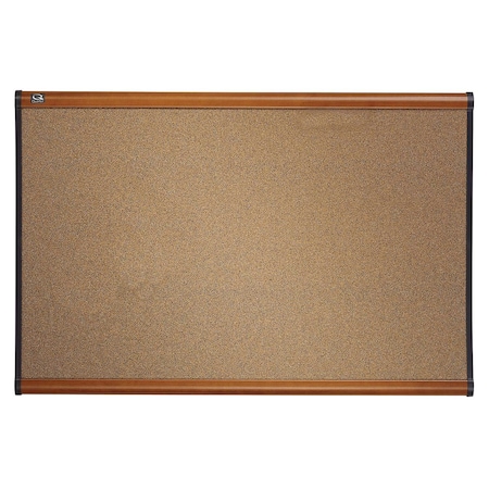 Quartet Bulletin Board, Brown, Cork B244LC-24