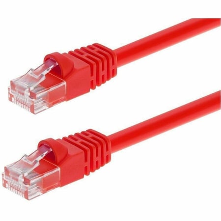 Monoprice Cat6 Bare Copper Ethernet Cable, Red, 3ft. 2376