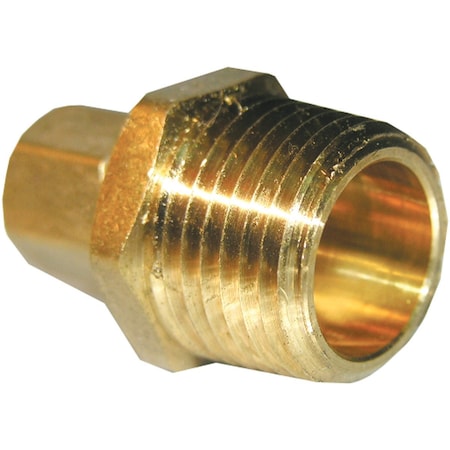 Westlake Pipe & Fittings 5/16 Cx1/4'' MPT Brass Compression Adapter 17-6823