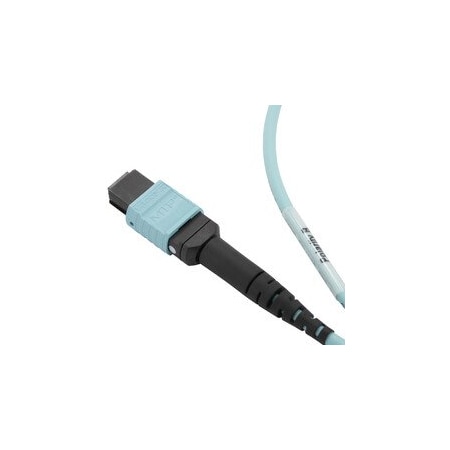 Swe-Tech 3C Plenum MTP Fiber Optic Cbl, Type B, 12 Strand, 50/125 OM3, 40/100 Gbps, MTP Female, 3 meter 10ft FWTMPMP-31003