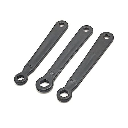 Bojo Tools 3-Piece SAE Plastic Boxed End Metric Wrench Kit - Low Torque Duty ITH-BWK3-SAE