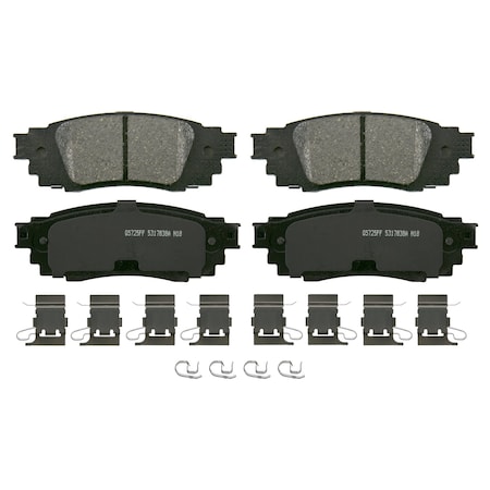 Wagner Brake QuickStop Rear Disc Brake Pad Set Ceramic, ZD1879