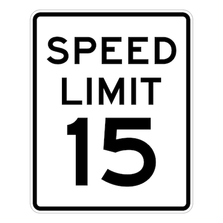 Sign Solutions Usa Traffic Sign, 12 in Width, Aluminum Sign, Vertical Rectangle DUS12DWT1218R2-115