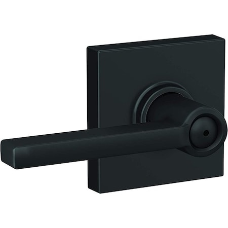 Schlage Lock Black, Metal, Residential, 2 F40VLAT622COL
