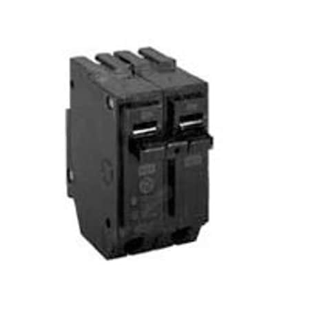 Ge Industrial Solutions Circuit Breaker, THQL Series, 80A, 2 Pole, 120/240V AC, 10kA at 120/240V AC THQL2180