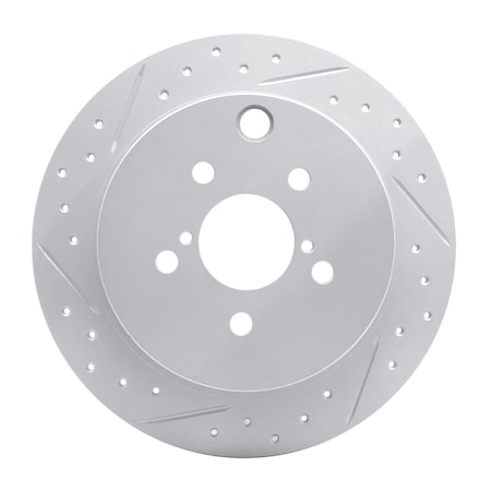 Dynamic Friction Co DFC Geoperformance Rotor - Drilled and Slotted 830-13025L