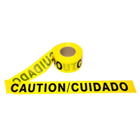 Cordova Barricade Tape, 2.0 Mil Yellow, PK12 T20103
