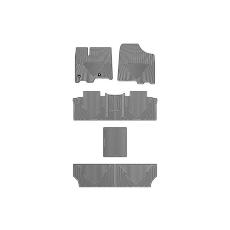 Weathertech Grey, Front, Rear, and Rear All Weather Floor Mats WTCG292244247245