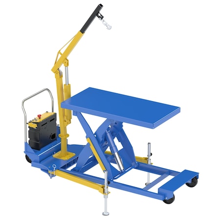Vestil PORTABLE EHLT 30X60 2K ATT HOIST EHLTP-3060-WTJ-4-DC