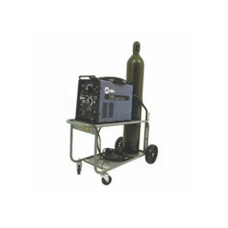 Saf-T-Cart Running Gear Series Carts, Holds 1 Cylinder, 10 in Polyolefin Wheels 339-MM-10