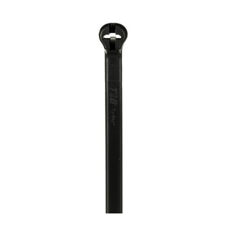 Abb TY25MX-A CABLE TIE 50LB 7IN BLK NYL HT STBL, 1000PK TY-25MX-A