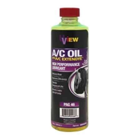 U-View Ultraviolet Systems PAG 46 A-C Oil with ExtenDye High Performance Lubricant, 8 oz UVU488046PBD