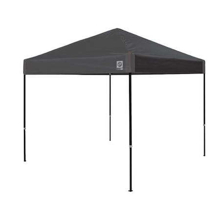 E-Z Up 10 ft. E-X Up Ambassador Shelter, Steel Gray EZUAMB3SBKF10SG
