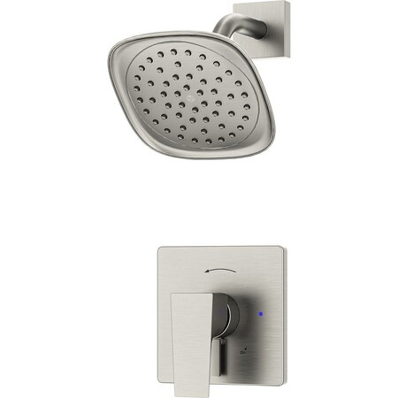 Symmons Verity Single Handle Wall Mounted Shower Trim Kit with Diverter Lever (Valve Not Included) 2.0 GPM S4991STNTRM