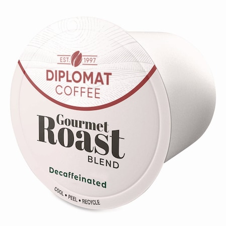 Diplomat Coffee Gourmet Decaffeinated DC-Cup, 10 g, 48PK C-DCCUP-GR48-10D