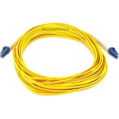 Monoprice Fiber Optic Patch Cord, LC/LC, 10m, Single 7628