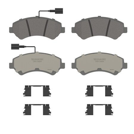 Wagner Brake OEX Front Disc Brake Pad Set Premium Semi - Met, OEX1540M