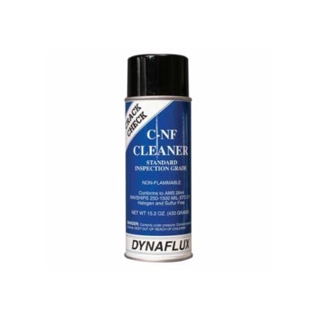 Dynaflux Visible Dye Penetrant System, Cleaner, 16 oz, Aerosol Can, 12PK 368-CNF315-16