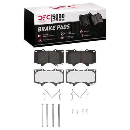 Dfc 5000 Advanced Disc Brake Pad Set,  1551-0976-01