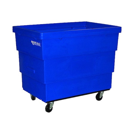 Royal Basket Trucks Cube Truck, Blue, Rubber G11-BLX-RCC-4HNN