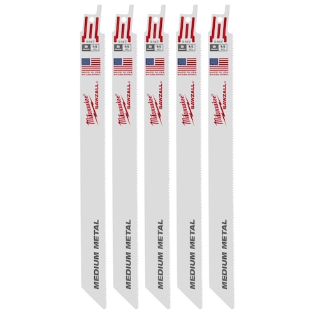 Milwaukee Tool 9" 14 TPI SAWZALL Blades (50 Pk) 48-01-6187