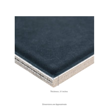 Msi Bay Blue Handcrafted SAMPLE Glazed Glossy Ceramic Mosaic Tile ZOR-MD-0402-SAM