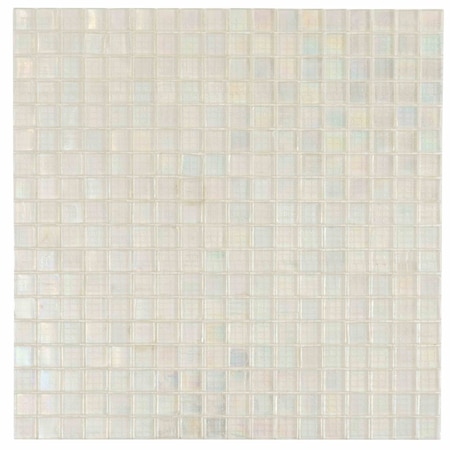 Apollo Tile Skosh 11.6inx11.6in Glossy Rainbow White Glass Mosaic Wall and Floor Tile 18.69 sqft/case, 20PK APLNB88WH111A