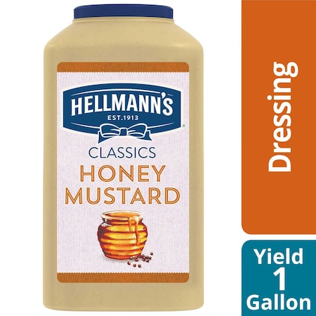 Hellmanns Classics Honey Mustard Salad Dressing Jug, 1 Gallon 25508