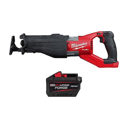 Milwaukee Tool M18 FUEL SAWZALL + M18 RDL FORGE HD12.0 2722-20, 48-11-1813