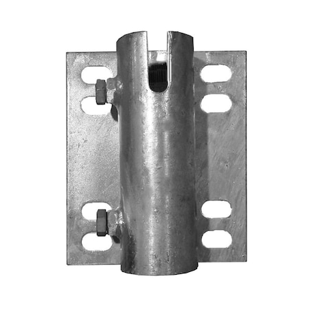 Multinautic Leg and Chain Holder, Steel, Galvanized, For: 1/2 x 3 in Carriage Bolts 11104