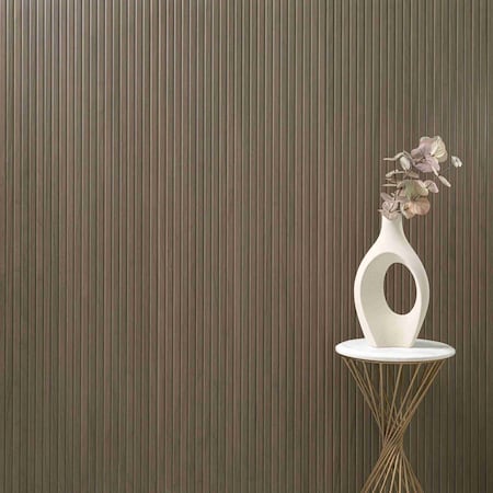 Ackland Sample Striara Clove Fluted Wood Look Matte Ceramic Wall Tile AKNPTSTRCLOV16X48M-SM