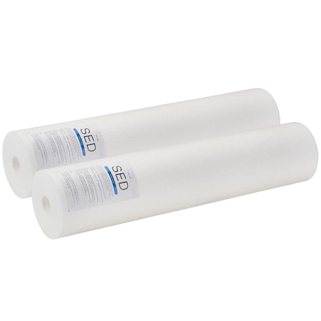 Vevor Whole House Water Filter Replacement Cartridge 4.5" x 20" Sediment Filter YMT010