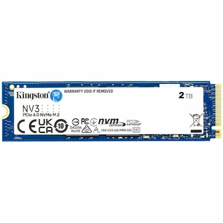 Kingston 2000G NV3 M.2 2280 PCIe 4.0 NVMe SSD SNV3S/2000G