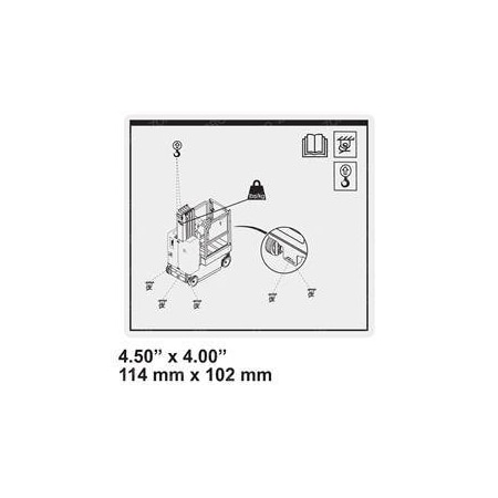 Genie REPLACEMENT DECAL, LABEL-TRANSPORT 1297735GT