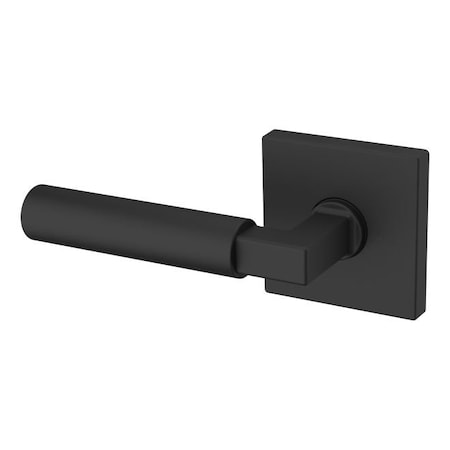 Baldwin Baldwin Preconfigured L029 Lever with R017 Rose Left Hand Half Dummy Lock Satin Black Finish L029190LDM