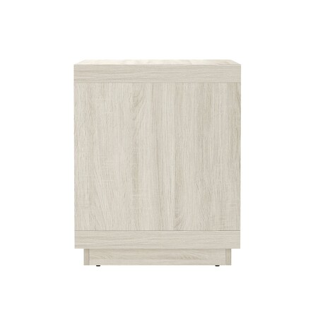 Manhattan Comfort Navis 32 in Nightstand in Whitewashed Oak (2-Drawer) NS1874-1
