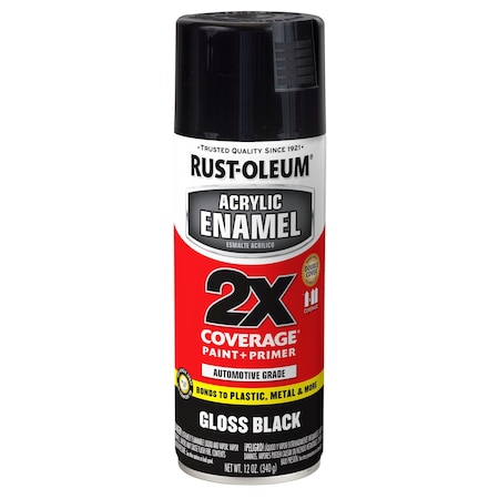 Rust-Oleum Acrylic Enamel, Gloss Black 271903