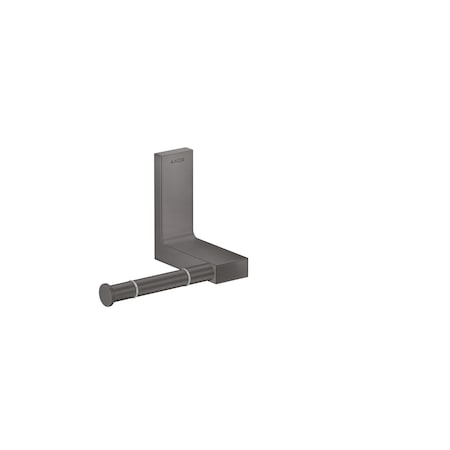 Axor Universal Rectangular Toilet Paper Holder in Brushed Black Chrome 42656340