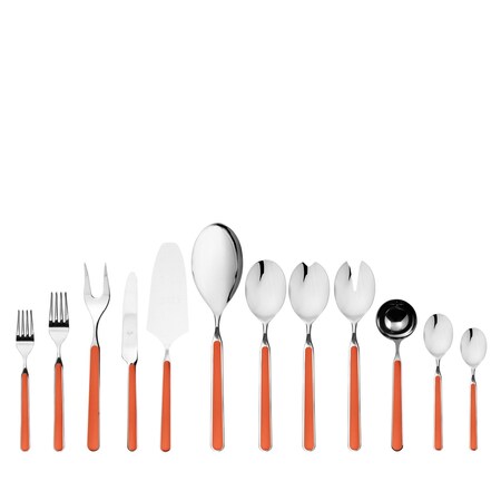 Mepra Fantasia Flatware Set - 67 Pieces - Rust 10R622067