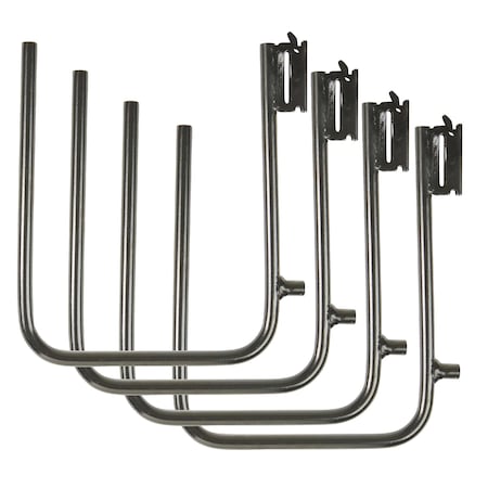 Mytee Products E-Track Square Bracket, Tie-Down Accessories w/ E Track Spring Fitting, 4PK ETK-SRx4