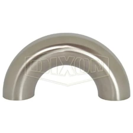Dixon 180Deg Weld Return Bend, 316L SS, Domestic B2WUL-R250P