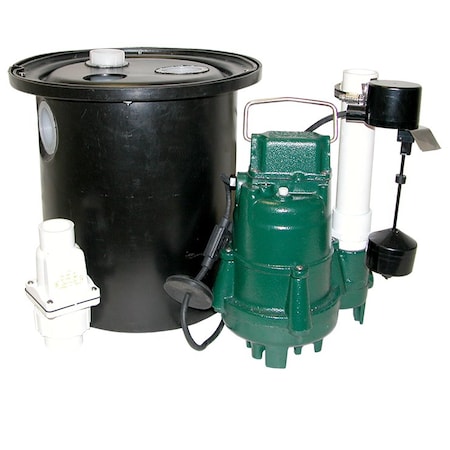Zoeller Pumps 135 High Head and Flow Drain Pump with WM152 with 15ft Cord 135-0005